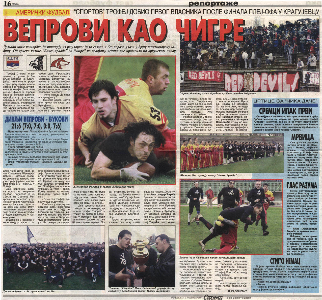prvo finale sport